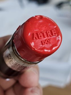 sealing wax of a traditional balsamic vinegar of Reggio Emilia POD